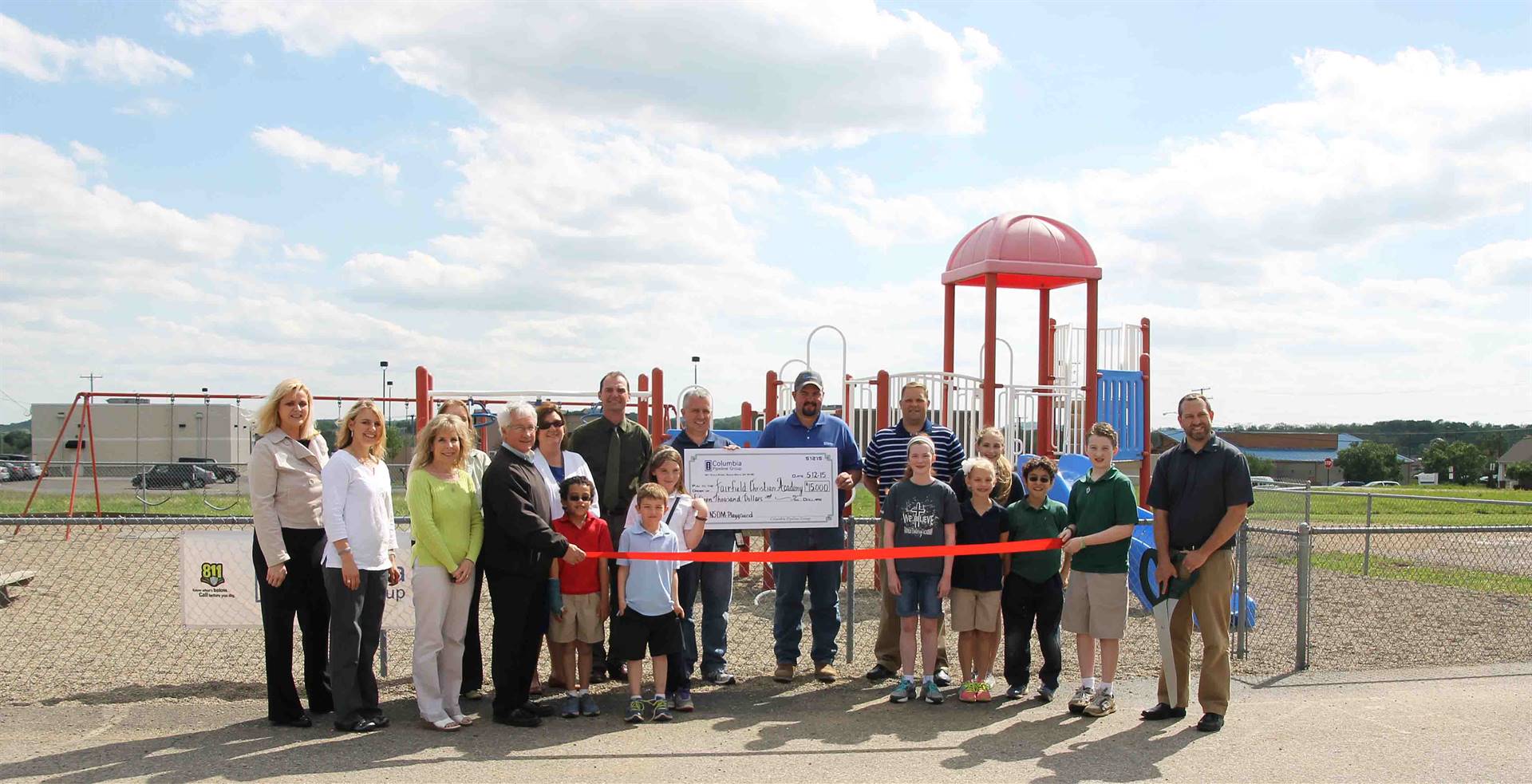 Playground Ribbon Cutting Event