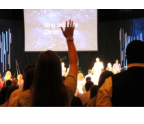 Students worshiping at FCA Chapel