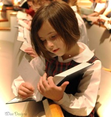 Student with her Bible